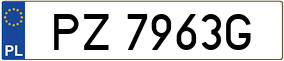 Truck License Plate